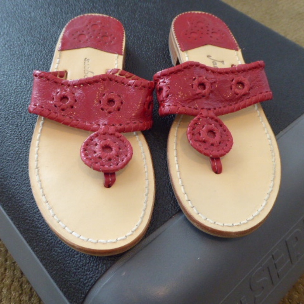 Jack Rogers Navajo Sandals - Red